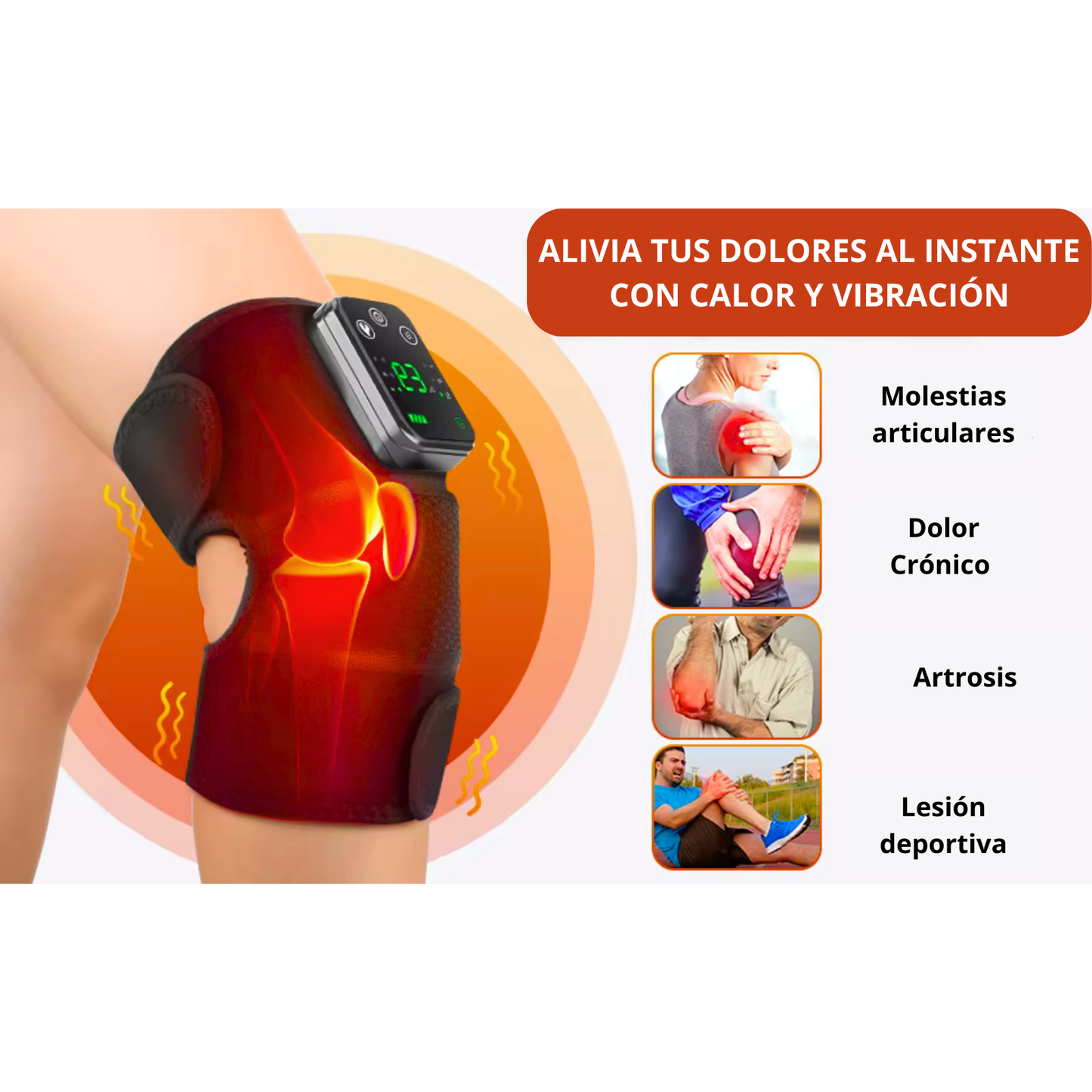 Masajeador Térmico® | Descansa y Alivia el Dolor Rápidamente