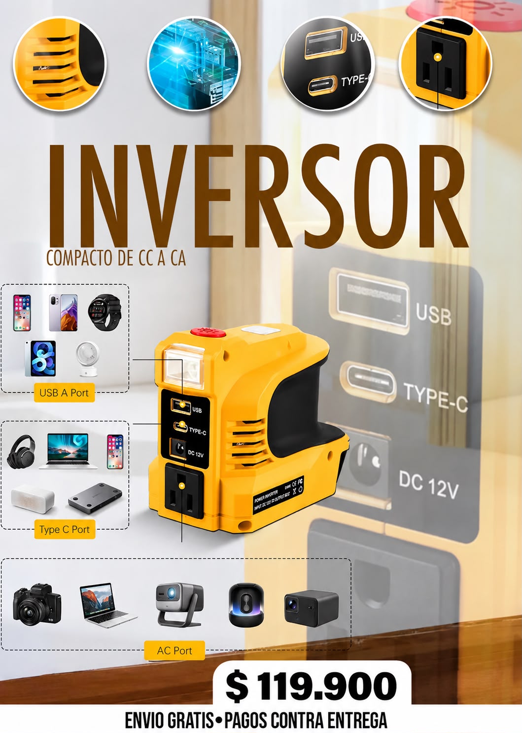 E-INVERSOR COMPACTO DE CC E2