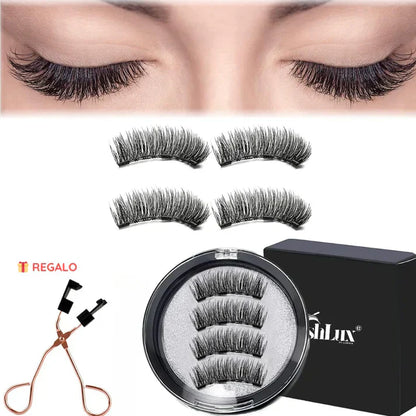 LashLux© - Kit De Pestañas Magnéticas con Aplicador
